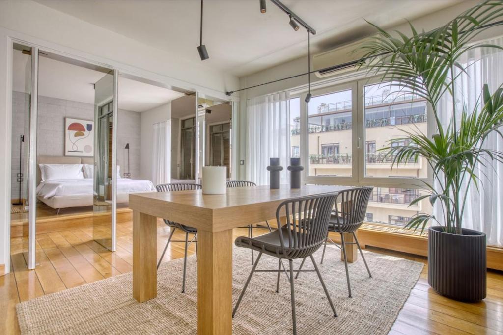 Apartament Sunny Luxury Loft,Stunning Acropolis View, Jacuzzi Ateny Zewnętrze zdjęcie