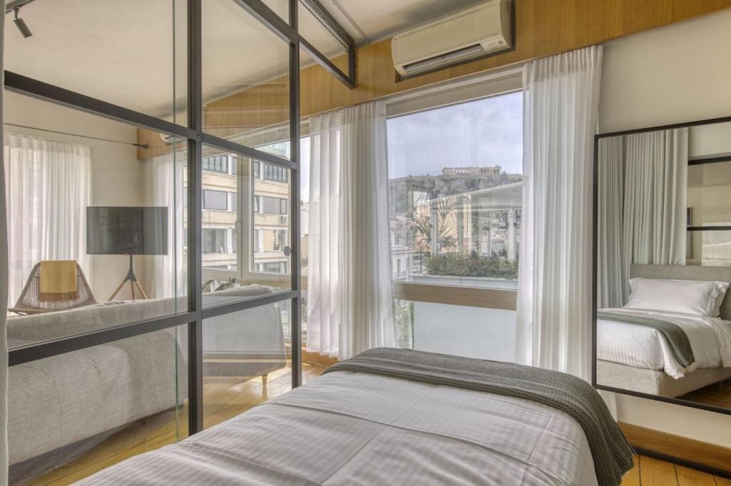 Apartament Sunny Luxury Loft,Stunning Acropolis View, Jacuzzi Ateny Zewnętrze zdjęcie